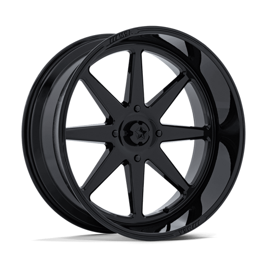 MSA OFFROAD WHEELS M54 SPARK UTV 24X10 -25 4X156 GLOSS BLACK