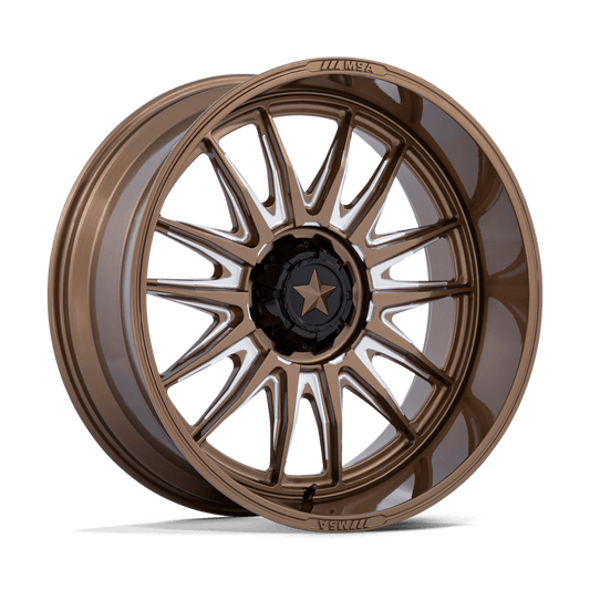 MSA OFFROAD WHEELS M55 COMMANDER UTV 24X10 -25 5X114.3 GLOSS BRONZE MILLED