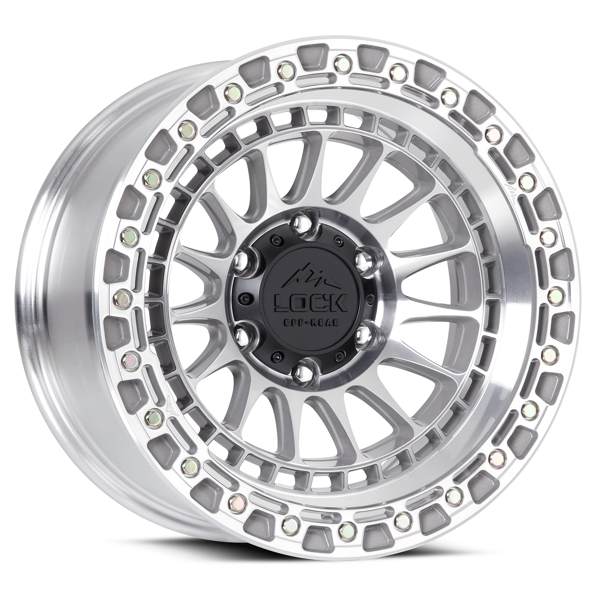 LOCK OFFROAD MOJAVE 20X9 0 5X127 MACHINE WITH CLEAR COAT