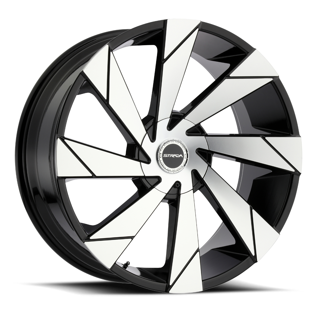 STRADA S62 MOTO 20X8.5 35MM 5X114.3/5X120 GLOSS BLACK MACHINED | S62050135GBM