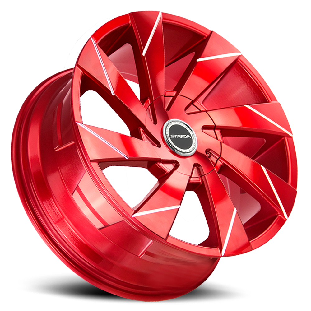 STRADA S62 MOTO 22X9 15MM 5X115/5X120 CANDY RED | S62250115R