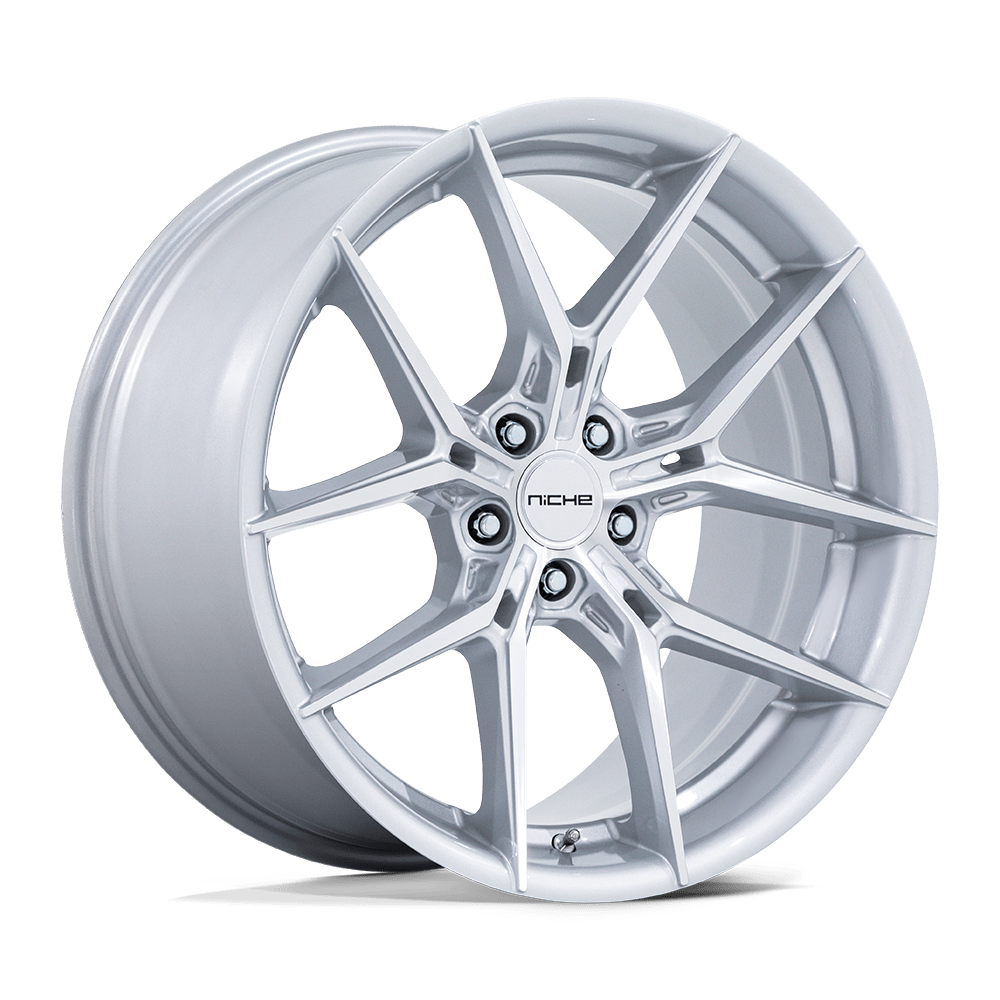 Niche 1Pc NC279 PRODIGY 5 - 19x8.5 35mm 5x114.3 SILVER W/ MACHINED FACE Wheel | NC279SD19851235