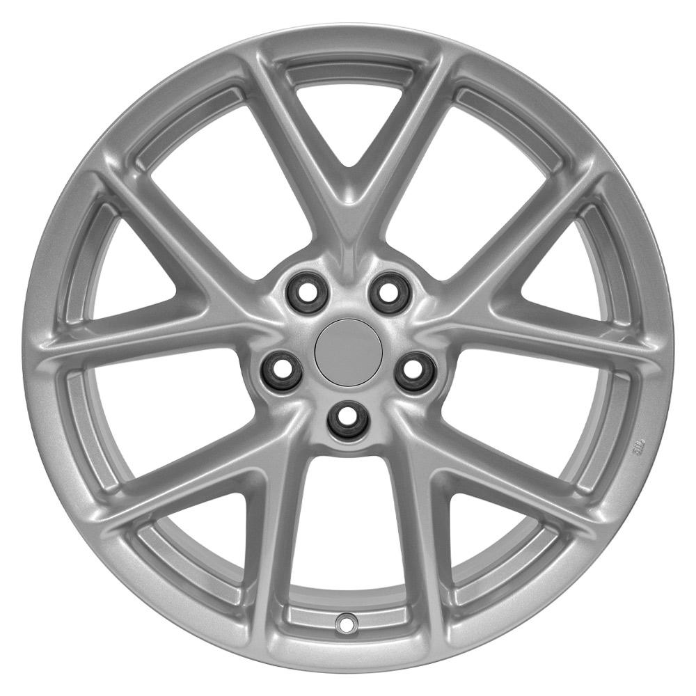 19" Replica Wheel NS20 Fits Nissan Maxima 19x8 Silver Wheel