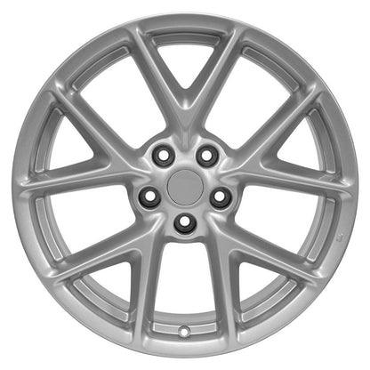 19" Replica Wheel NS20 Fits Nissan Maxima 19x8 Silver Wheel