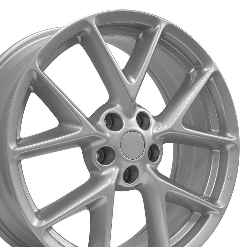 19" Replica Wheel NS20 Fits Nissan Maxima 19x8 Silver Wheel
