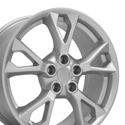 18" Replica Wheel NS21 Fits Nissan Maxima 18x8 Silver Wheel