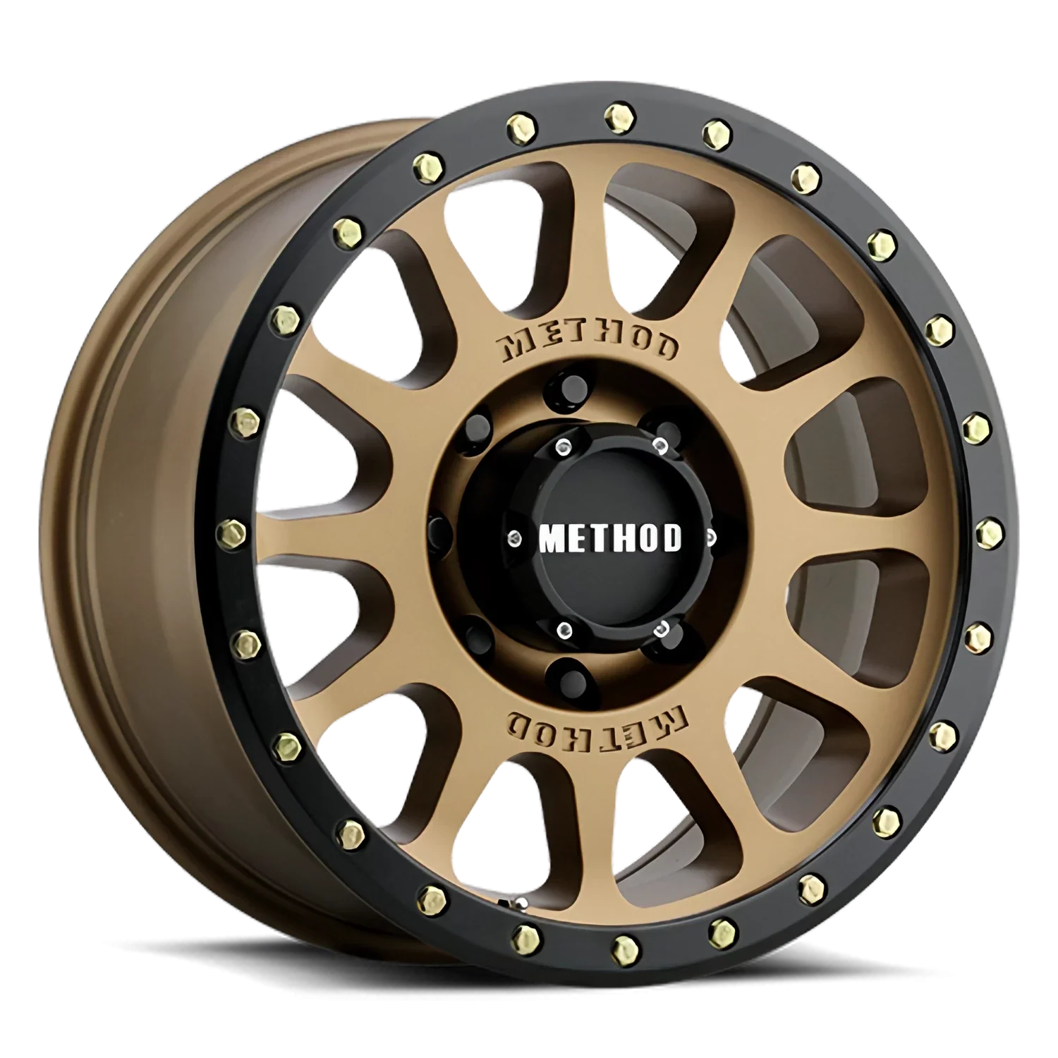 Method 305-HD 18x9 8x165.1 (8x6.5) 18mm NV Method Bronze - Matte Black Lip MR30589080918H