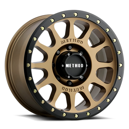 Method 305-HD 18x9 8x180 18mm NV Method Bronze - Matte Black Lip MR305 ...
