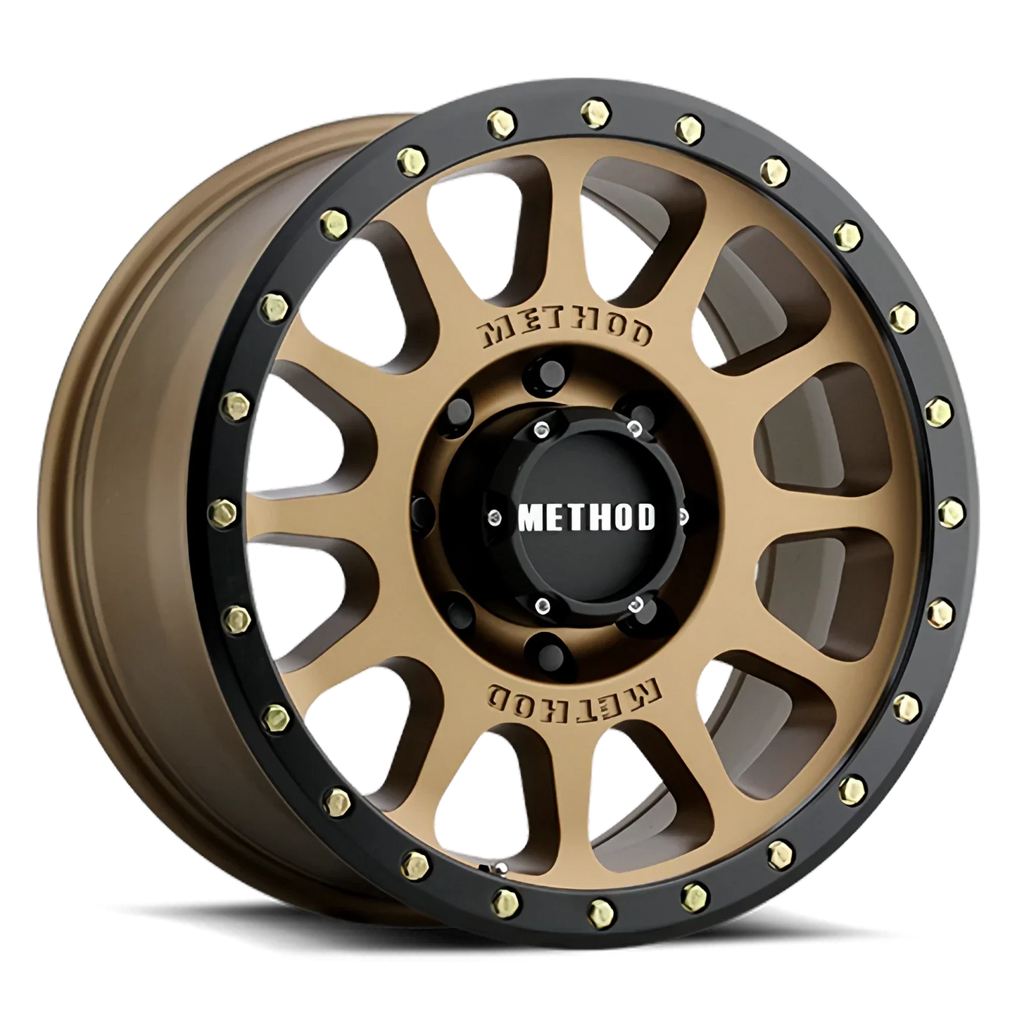 Method 305-HD 18x9 8x165.1 (8x6.5) 18mm NV Method Bronze - Matte Black Lip MR30589080918H