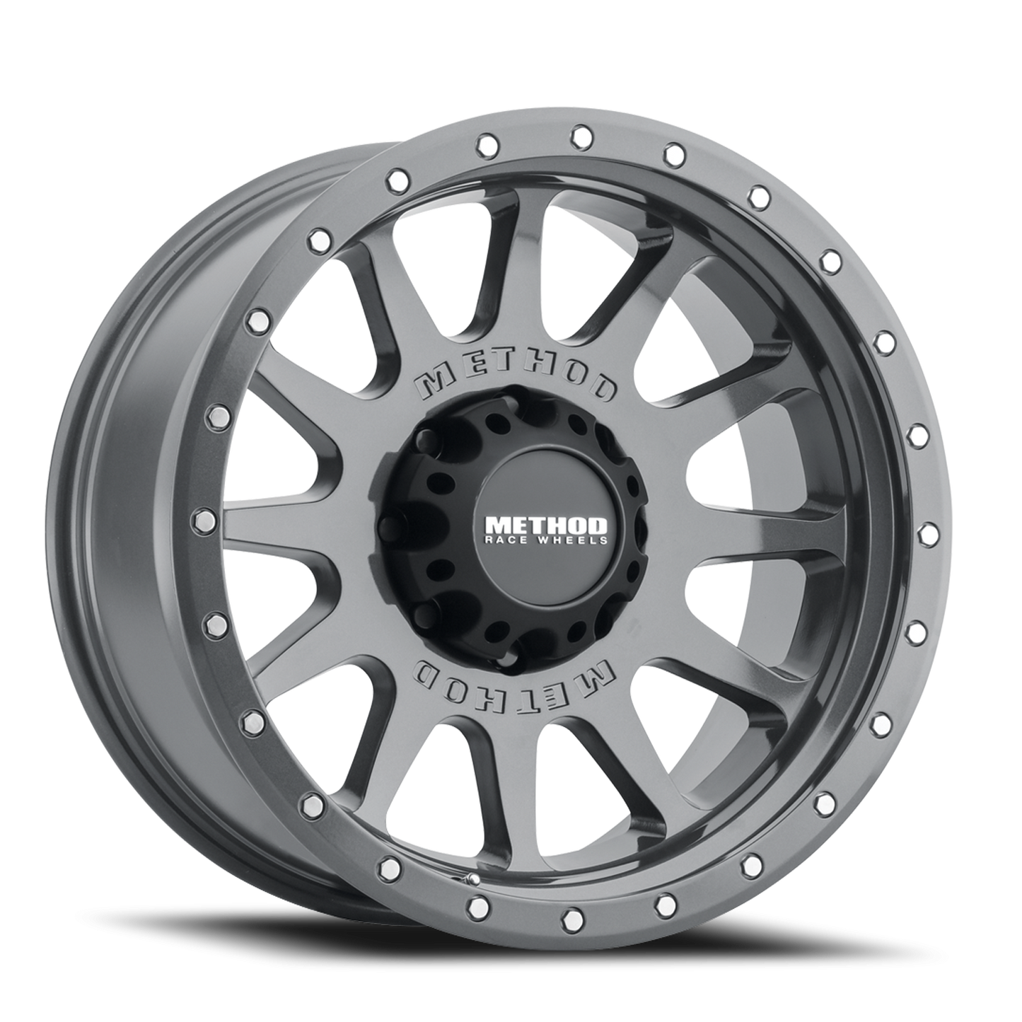 Method 605 20x10 8x165.1 (8x6.5) -24mm NV Gloss Titanium MR60521080824N