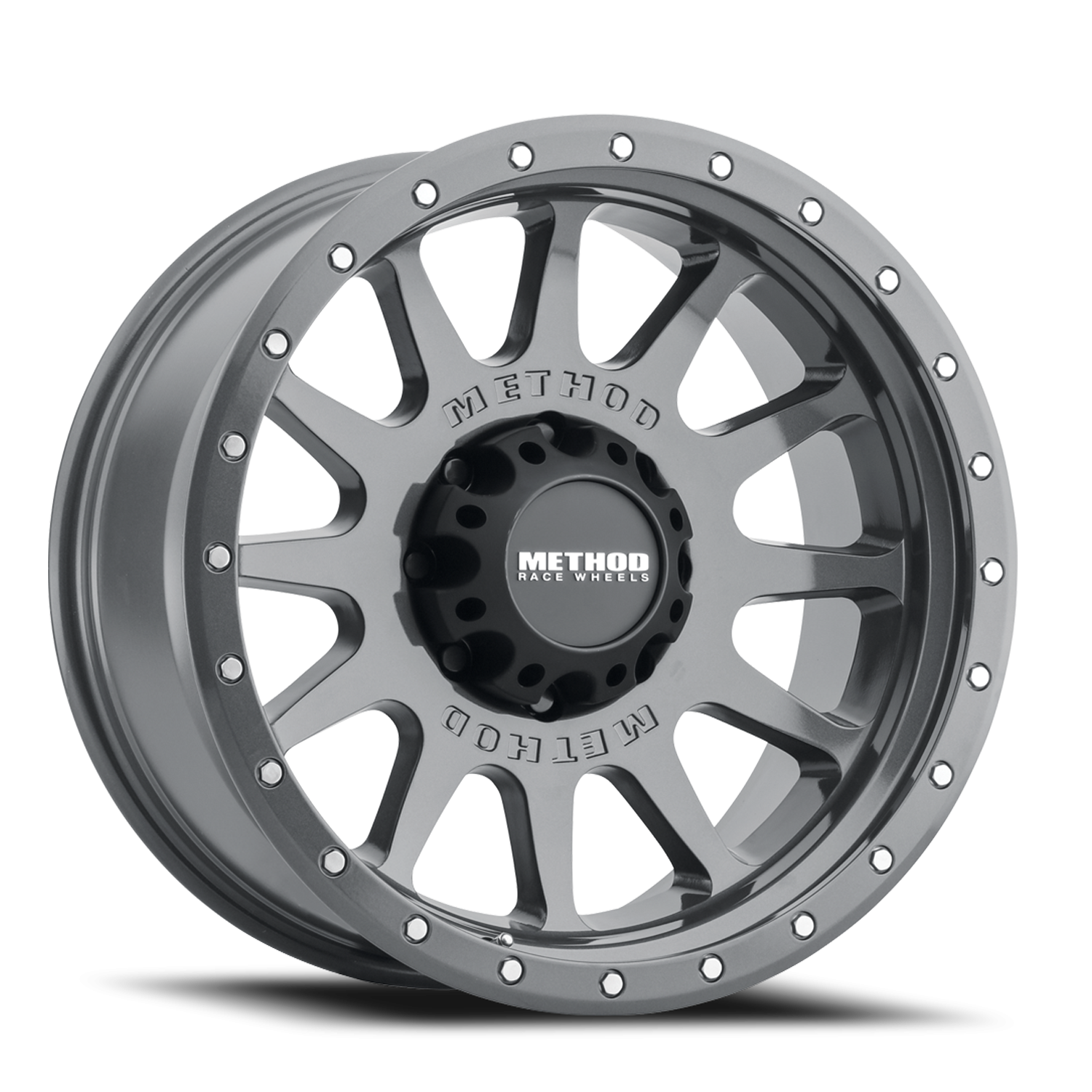 Method 605 20x10 8x165.1 (8x6.5) -24mm NV Gloss Titanium MR60521080824N
