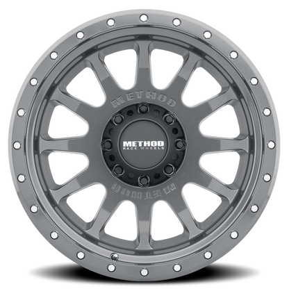 Method 605 20x10 8x165.1 (8x6.5) -24mm NV Gloss Titanium MR60521080824N