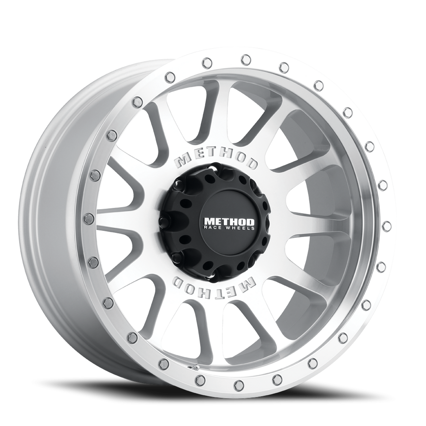 Method 605 20x10 5x127 (5x5) -24mm NV Machined - Clear Coat MR60521050324N