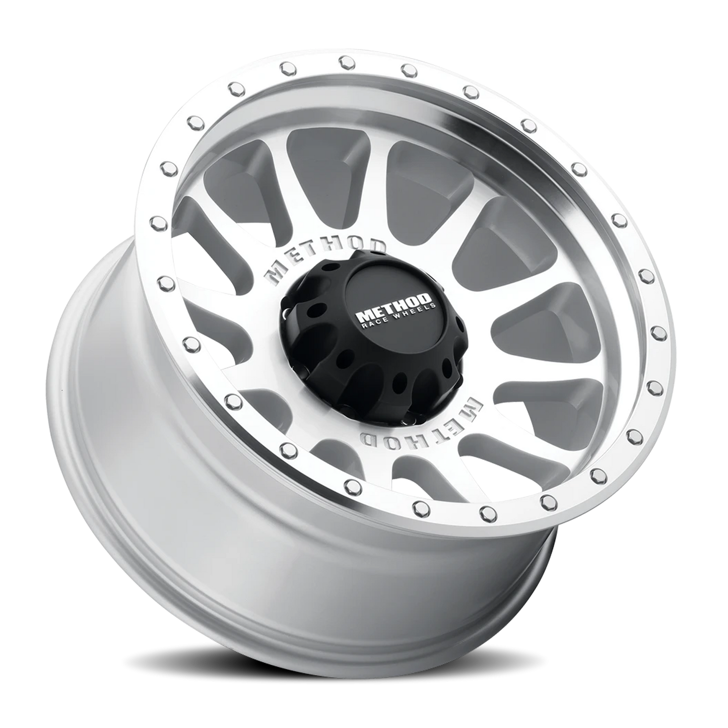 Method 605 20x10 5x127 (5x5) -24mm NV Machined - Clear Coat MR60521050324N