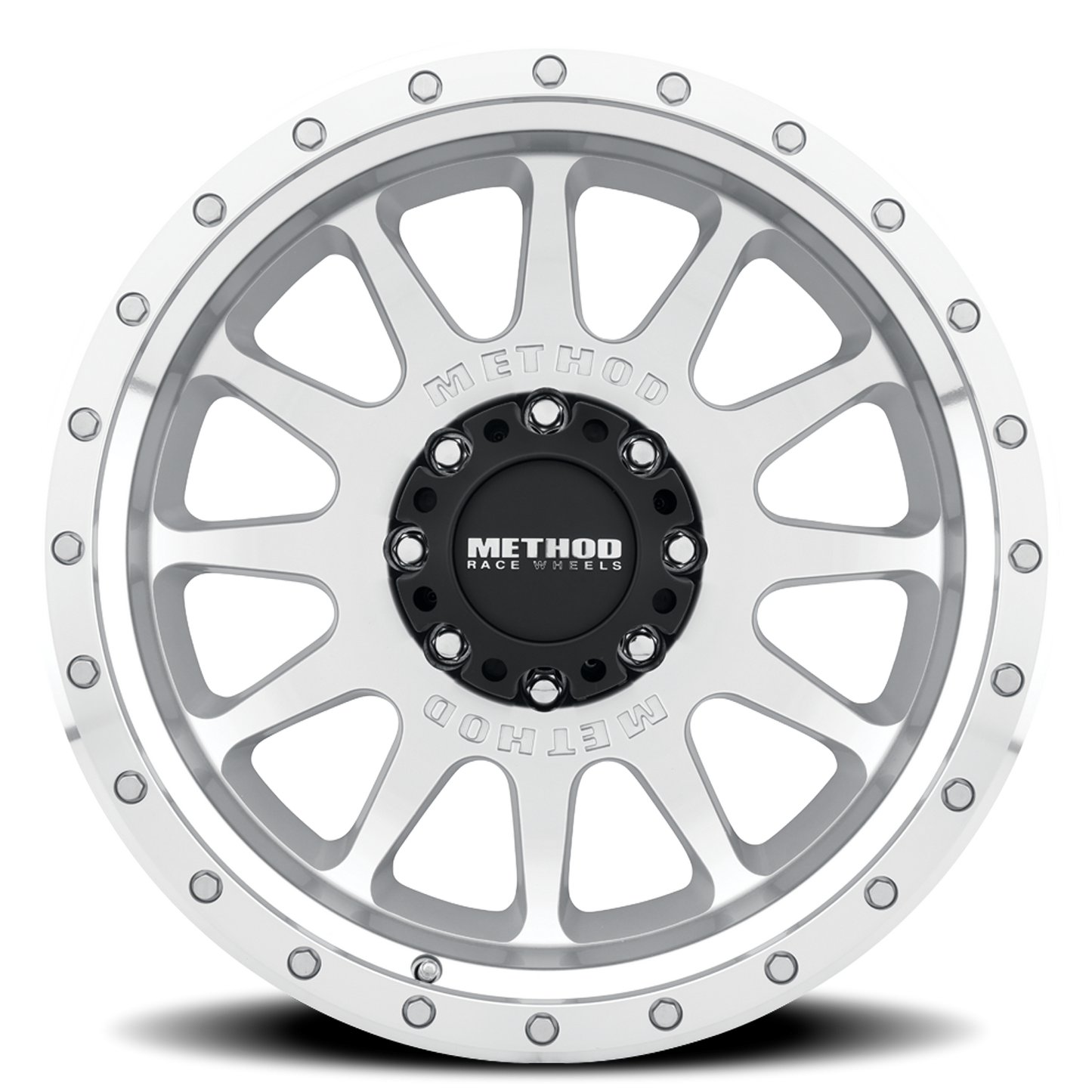 Method 605 20x10 5x127 (5x5) -24mm NV Machined - Clear Coat MR60521050324N