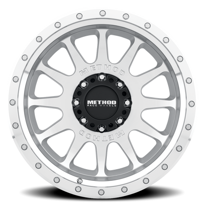 Method 605 20x10 5x127 (5x5) -24mm NV Machined - Clear Coat MR60521050324N