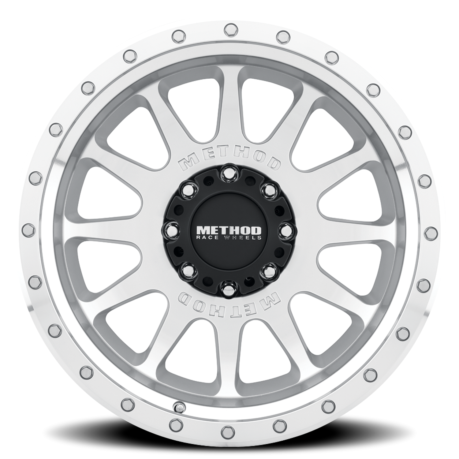 Method 605 20x10 6x139.7 (6x5.5) -24mm NV Machined - Clear Coat MR60521060324N