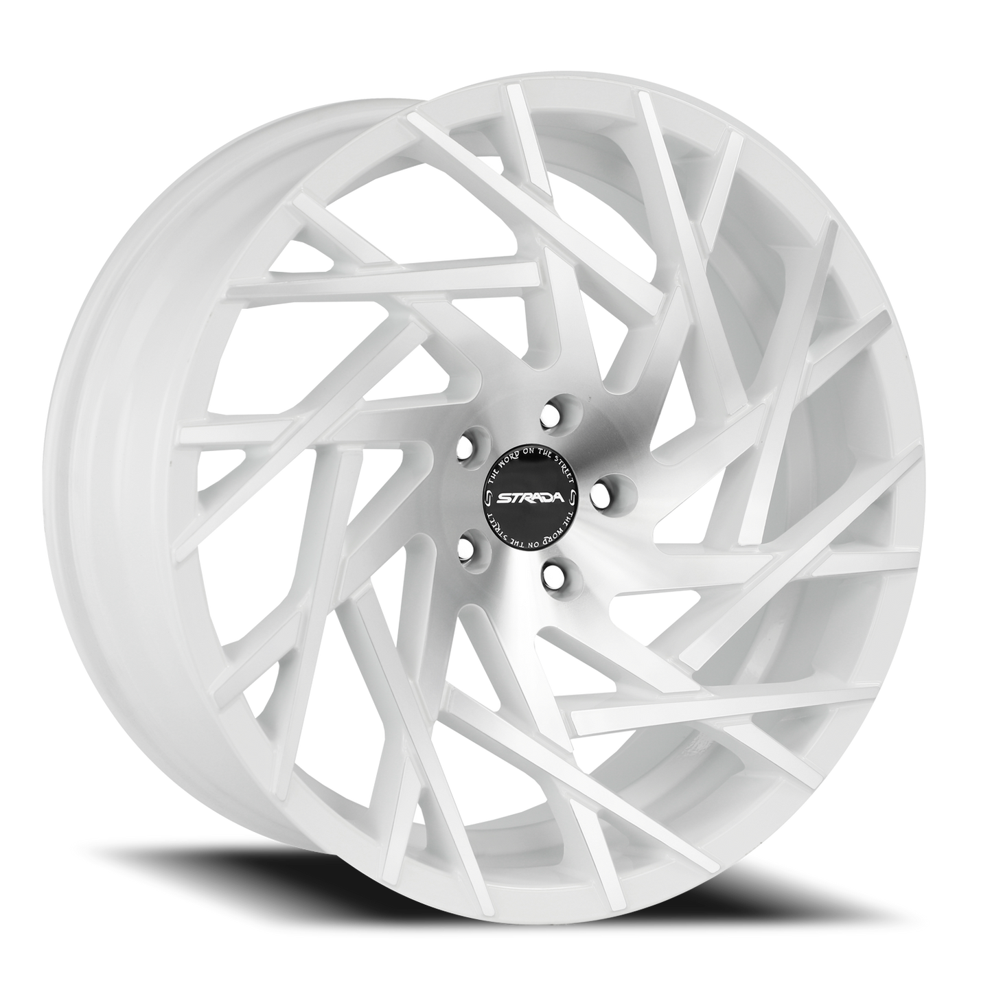 STRADA S64 NIDO 20X8.5 35MM 5X114.3 WHITE MACHINED | S64051435WM