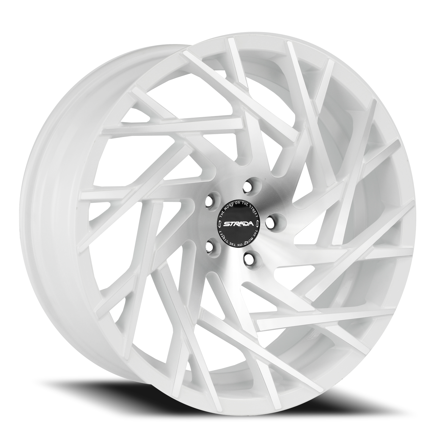 STRADA S64 NIDO 20X8.5 35MM 5X114.3 WHITE MACHINED | S64051435WM