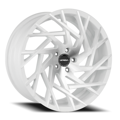 STRADA S64 NIDO 20X8.5 35MM 5X114.3 WHITE MACHINED | S64051435WM