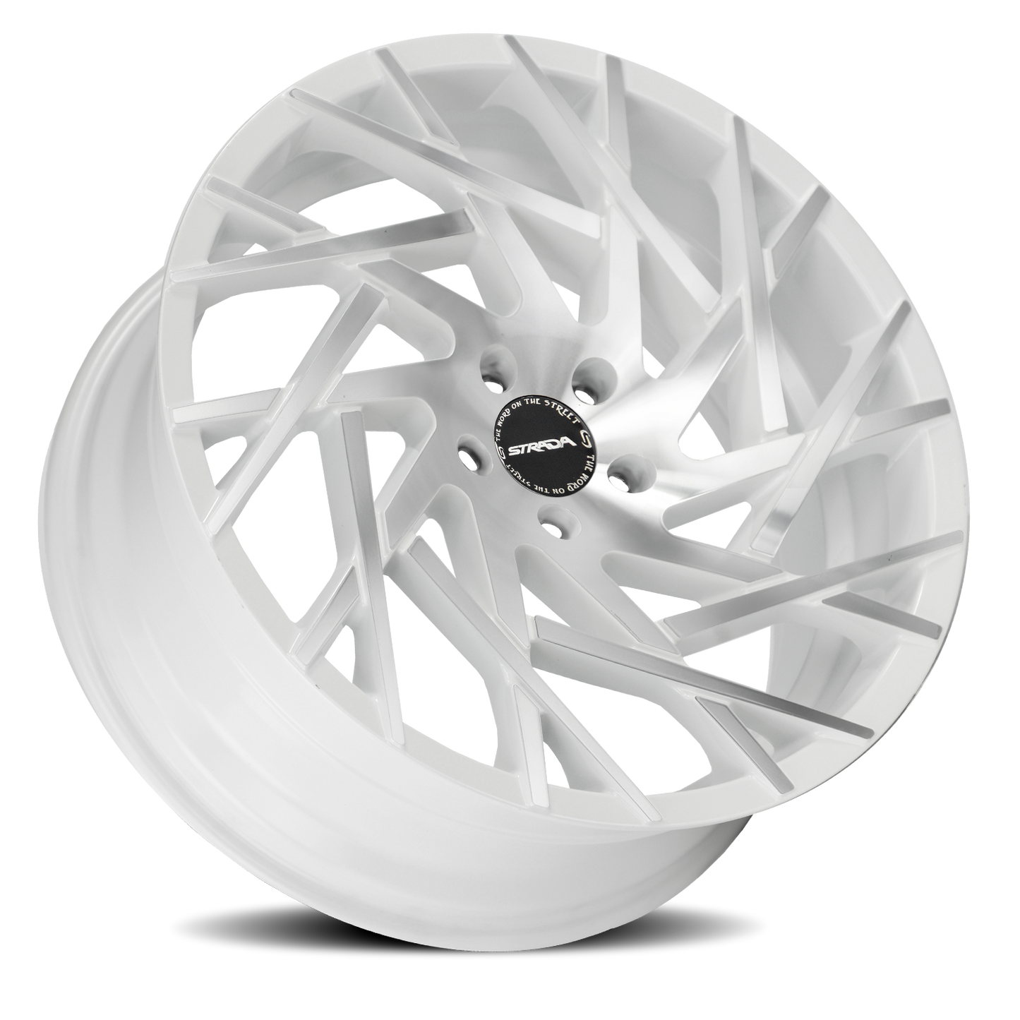 STRADA S64 NIDO 20X8.5 35MM 5X114.3 WHITE MACHINED | S64051435WM
