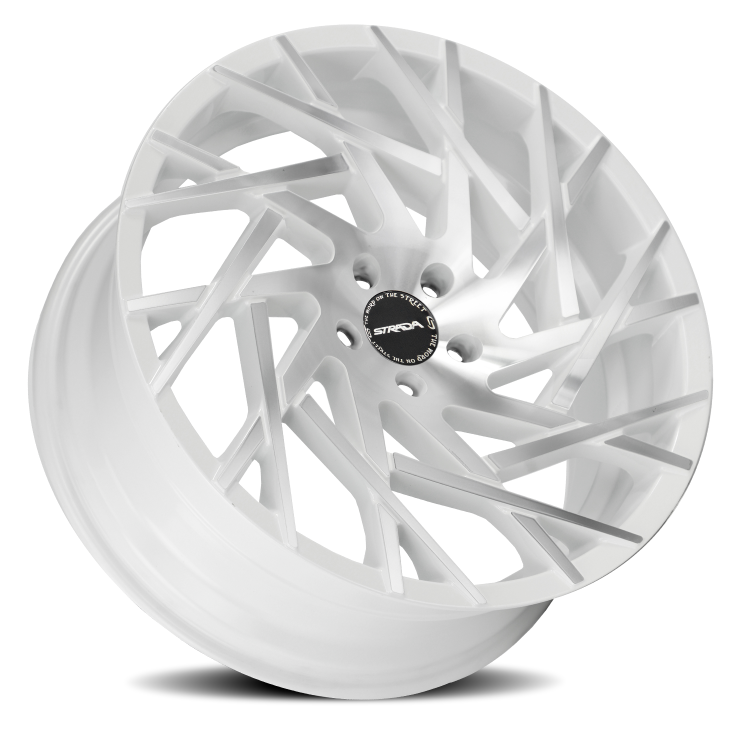 STRADA S64 NIDO 20X8.5 35MM 5X114.3 WHITE MACHINED | S64051435WM