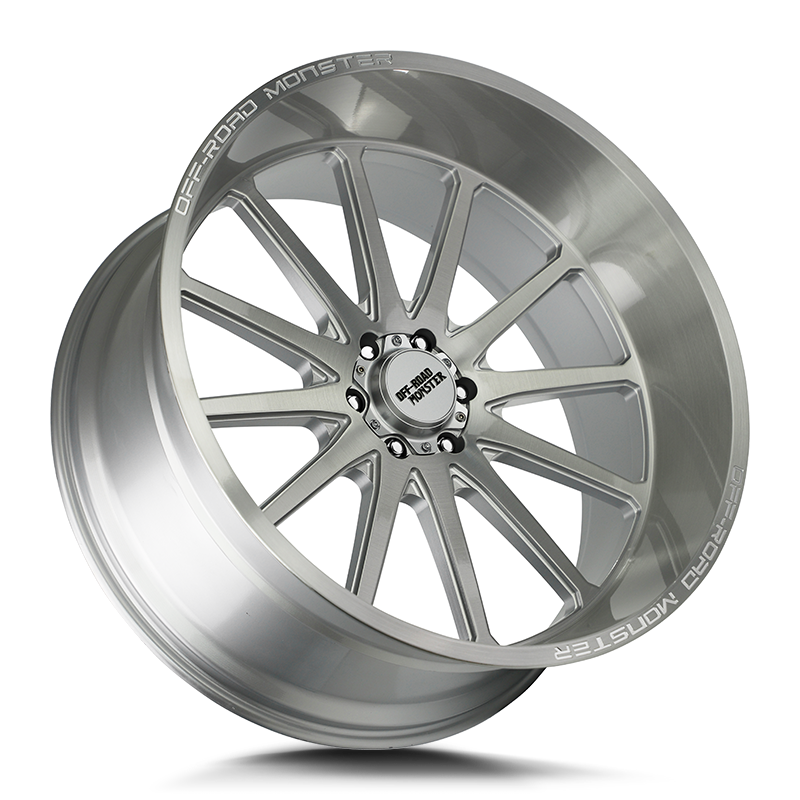 OFF ROAD MONSTER M22 M22 22X12 NEG 44MM 8LUG BLANK BRUSHED FACE SILVER | M22212800N44BFS