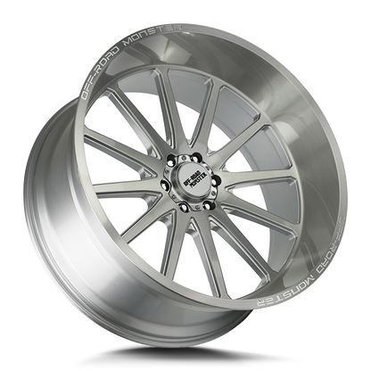 OFF ROAD MONSTER M22 M22 22X12 NEG 44MM 8LUG BLANK BRUSHED FACE SILVER | M22212800N44BFS