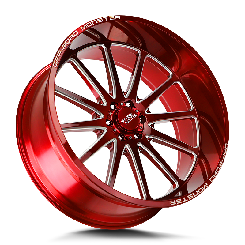 OFF ROAD MONSTER M26 M26 26X12 NEG 44MM BLANK CANDY RED MILLED | M26612000N44RML