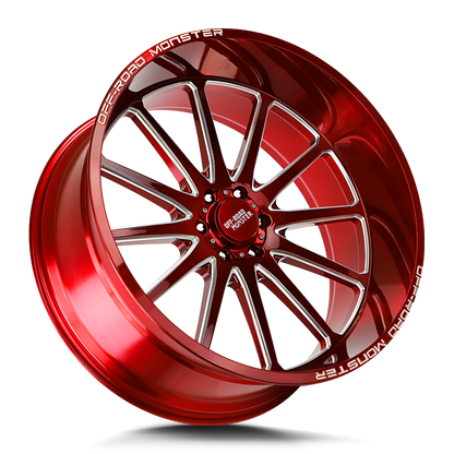 OFF ROAD MONSTER M26 M26 26X12 NEG 44MM BLANK CANDY RED MILLED | M26612000N44RML