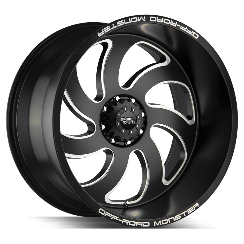 OFF ROAD MONSTER M07 M07 20X10 NEG 19MM BLANK FLAT BLACK MILLED | M070000N19BML