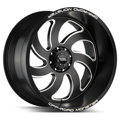 OFF ROAD MONSTER M07 M07 20X10 NEG 19MM BLANK FLAT BLACK MILLED | M070000N19BML
