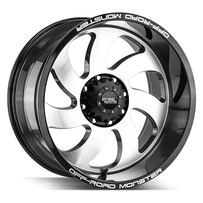 OFF ROAD MONSTER M07 M07 20X10 NEG 19MM BLANK GLOSS BLACK MACHINED | M070000N19GBM