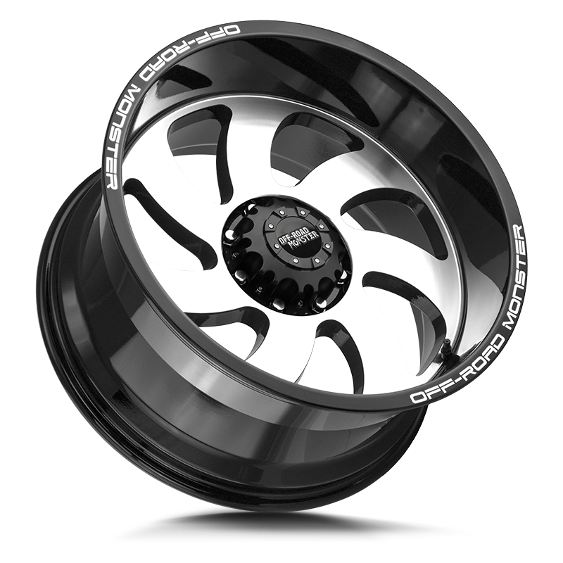 OFF ROAD MONSTER M07 M07 20X10 NEG 19MM BLANK GLOSS BLACK MACHINED | M070000N19GBM