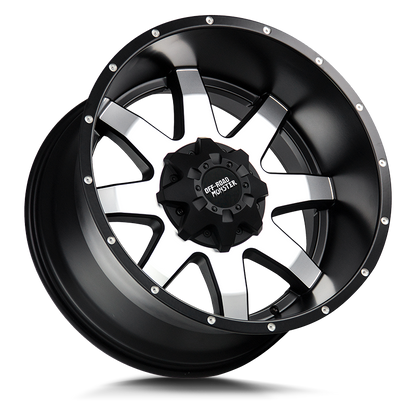 OFF ROAD MONSTER M08 M08 20X9 0MM BLANK FLAT BLACK MACHINED | M08000000BM