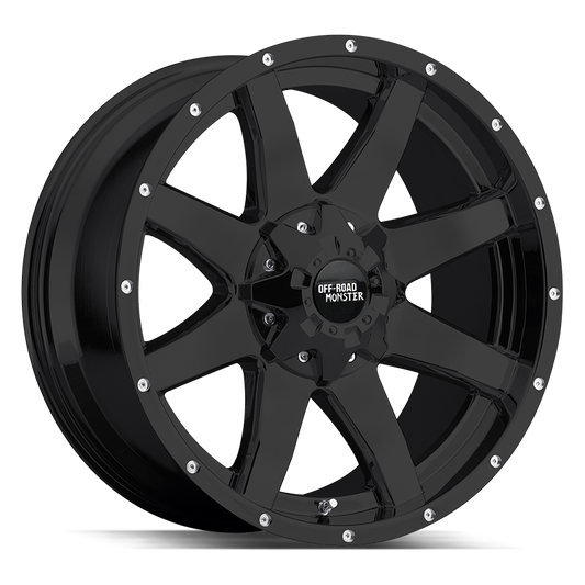 OFF ROAD MONSTER M08 M08 22X12 NEG 44MM BLANK FLAT BLACK | M08212000N44B