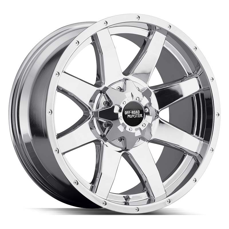 OFF ROAD MONSTER M08 M08 20X9 0MM BLANK CHROME | M08000000