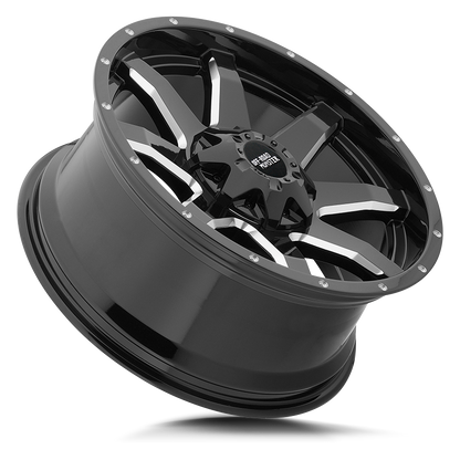 OFF ROAD MONSTER M08 M08 22X12 NEG 44MM BLANK GLOSS BLACK MILLED | M08212000N44GBML