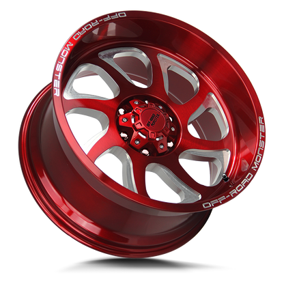 OFF ROAD MONSTER M22 M22 22X12 NEG 44MM BLANK CANDY RED | M22212000N44R