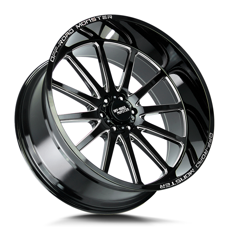 OFF ROAD MONSTER M26 M26 26X12 NEG 44MM BLANK GLOSS BLACK MILLED | M26612000N44GBML