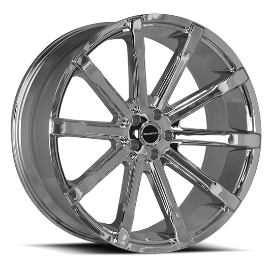 STRADA S48 OSSO 24X10 15MM 5X115 CHROME | S48451515