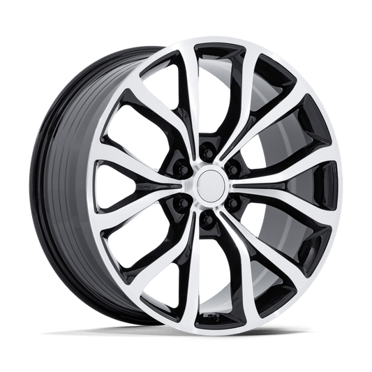 PERFORMANCE REPLICAS PR230 24x10 31 6x135 GLOSS BLACK W/ MACHINED FACE