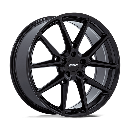 PETROL PE002 P1E 17X8 35 5X100 GLOSS BLACK