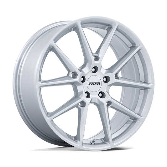 PETROL PE002 P1E 17X8 40 5X110 GLOSS SILVER