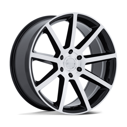 PETROL PE007 P6E 20X9.5 25 6X139.7 GLOSS BLACK W/ MACHINED FACE