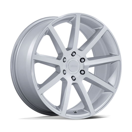 PETROL PE007 P6E 22X9.5 30 6X135 GLOSS SILVER W/ MACHINED FACE