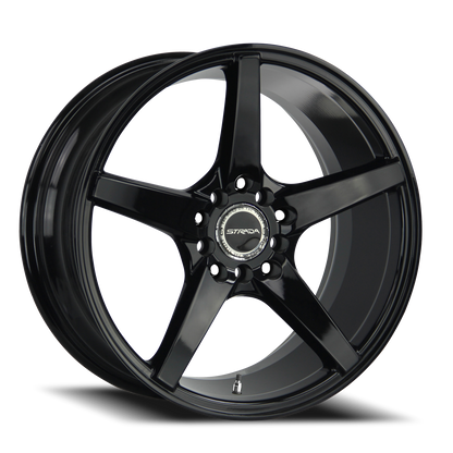 STRADA S35 PERFETTO 18X8 40MM 5X112 ALL GLOSS BLACK | S35851240GB