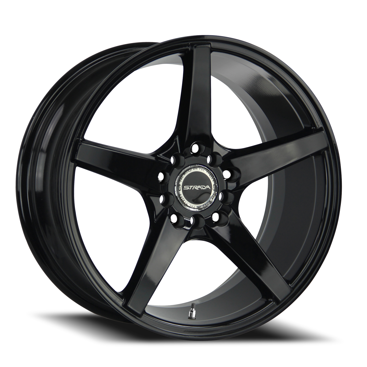 STRADA S35 PERFETTO 17X7.5 35MM 5X100/5X114.3 ALL GLOSS BLACK | S35750035GB