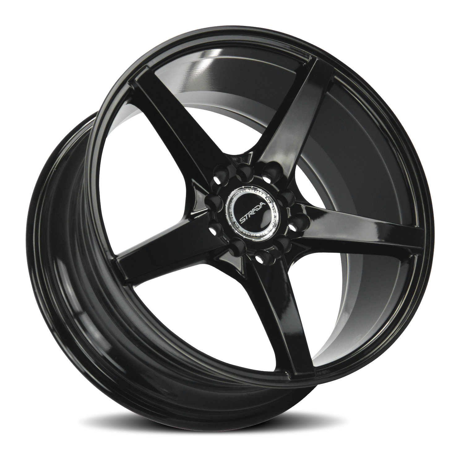 STRADA S35 PERFETTO 20X8.5 35MM 5X112 ALL GLOSS BLACK | S35051235GB