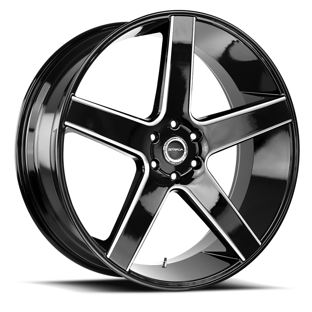 STRADA S35 PERFETTO 26X10 26MM 6X139.7 GLOSS BLACK MILLED | S35663926GBML
